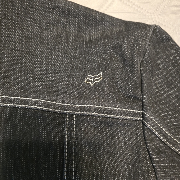 NEW Fox Racing denim moto jacket size Small. - Picture 12 of 12